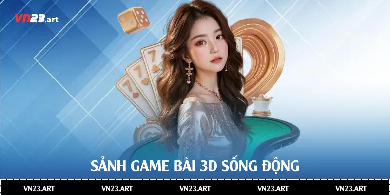 Sảnh game bài 3D sống động